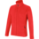 Werkjack van fleece met rits Job + Würth MODYF rood