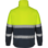 Würth MODYF high-visibility werkfleecetrui, geel/marineblauw