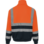HIGH VISIBILITY afritsbaar werkshirt Oranje/Marine