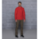 Werktrui van fleece Job + Würth MODYF rood