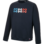 Werksweater met ronde kraag Made in France Würth MODYF marine