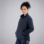 Werkjack van fleece met rits voor dames Job + Würth MODYF marine