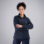Werkjack van fleece met rits voor dames Job + Würth MODYF marine