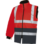 LUMEN 4-in-1 werkparka Rood/Marine