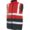LUMEN 4-in-1 werkparka Rood/Marine