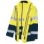 Würth MODYF high-visibility 4-in-1 werkparka, geel/marineblauw