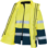 Würth MODYF high-visibility 4-in-1 werkparka, geel/marineblauw