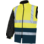 Würth MODYF high-visibility 4-in-1 werkparka, geel/marineblauw